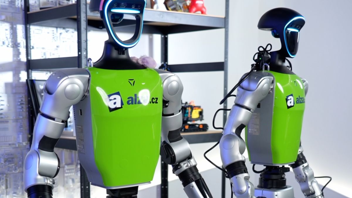 Čínské humanoidní roboty lze koupit už i v Česku. Jmenují se Adam a Božena