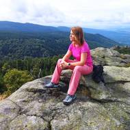 Frýdlantské cimbuří poskytuje krásné výhledy na celé Jizerskohorské bučiny.
