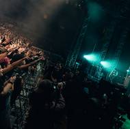 Poslední snímek z Yungbludova koncertu ve Sportovní hale Fortuna.