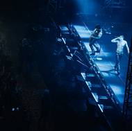 Snímek z Yungbludova koncertu ve Sportovní hale Fortuna.