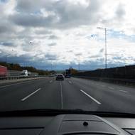 A vyrážíme na cestu „jižní“ trasou. Pouť po D1 začíná za pražským Chodovem.