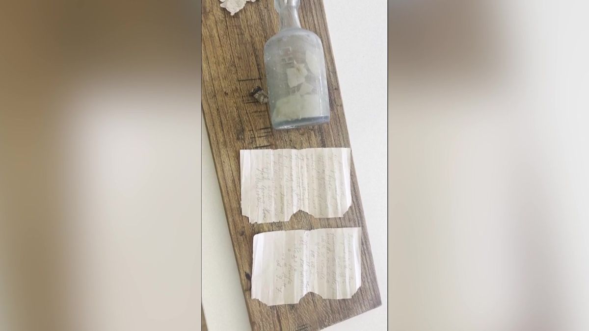 Rodina v Austrálii našla vzkaz v lahvi z první světové války