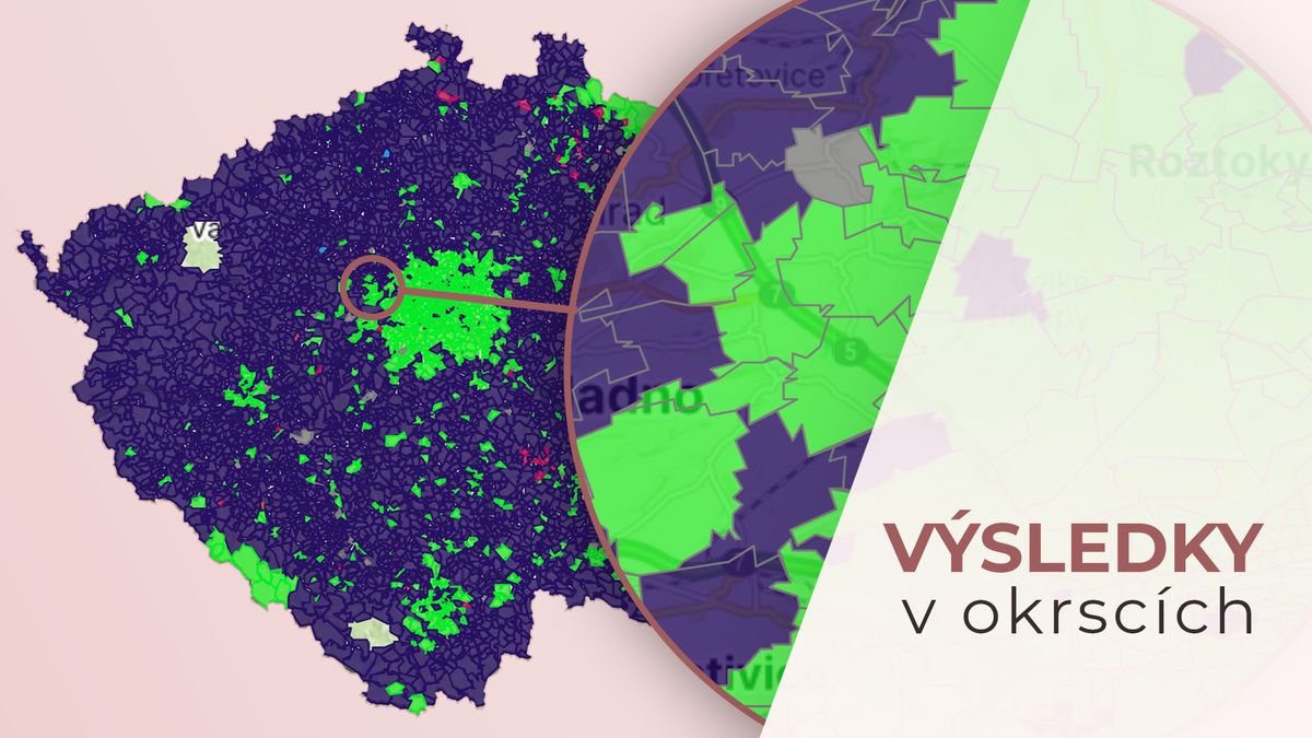 Nejpodrobnější výsledky: Jak hlasovali vaši sousedé
