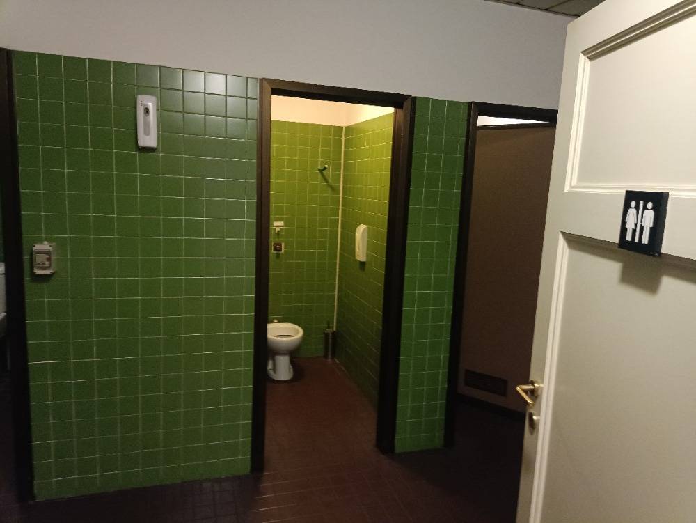 Toalety na stadionu Fiorentiny.