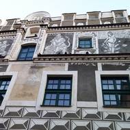 Renesanční dům se sgrafity.