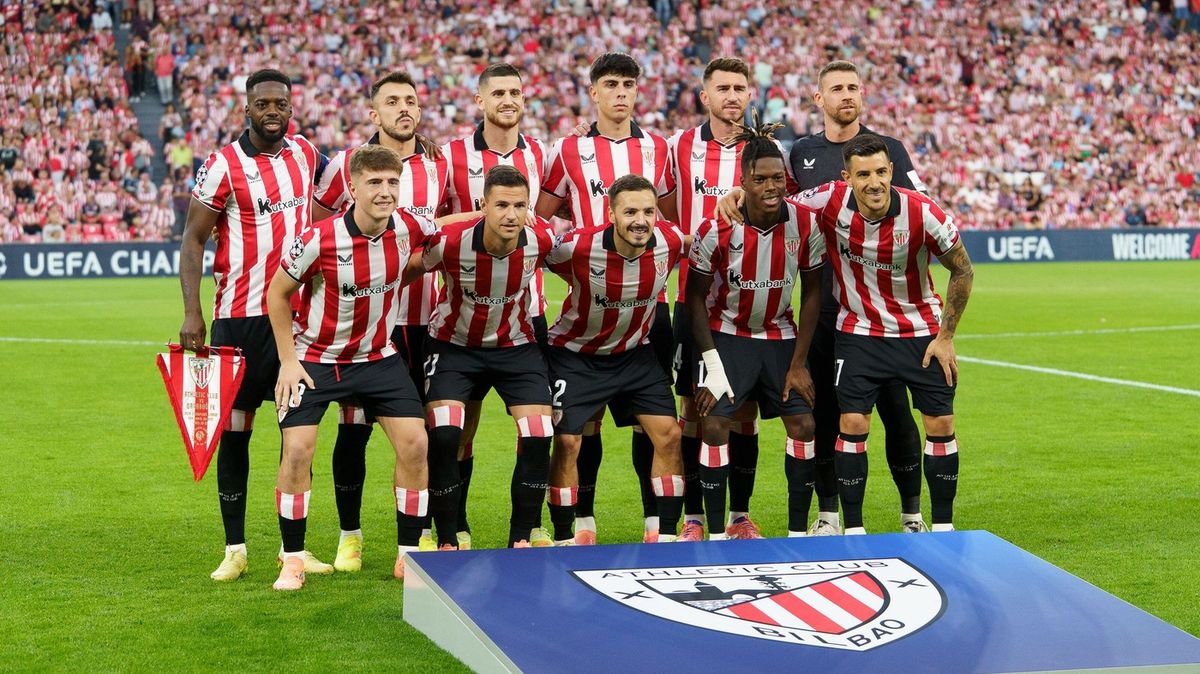 Athletic Bilbao, trochu jiný klub. Soupeř Slavie sází na hráče z Baskicka