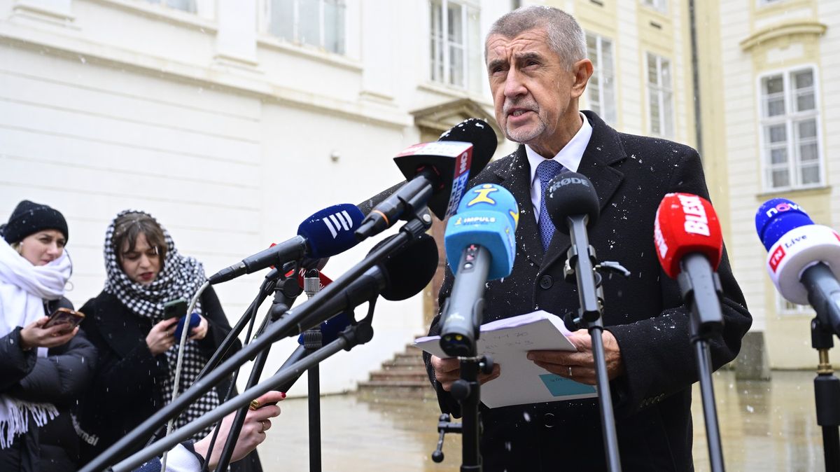 „Turek mohl dostat šanci.“ Co vše Babiš řekl po jednání s prezidentem