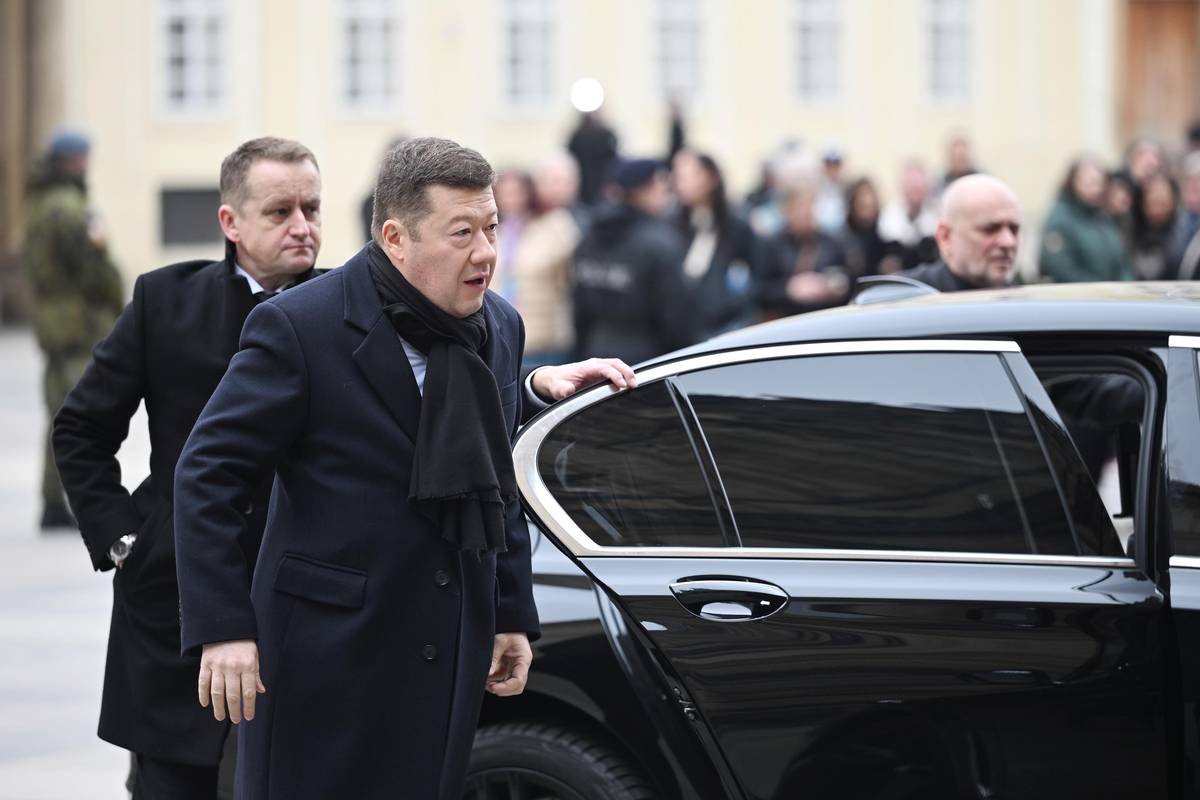 Nový předseda Poslanecké sněmovny Tomio Okamura.