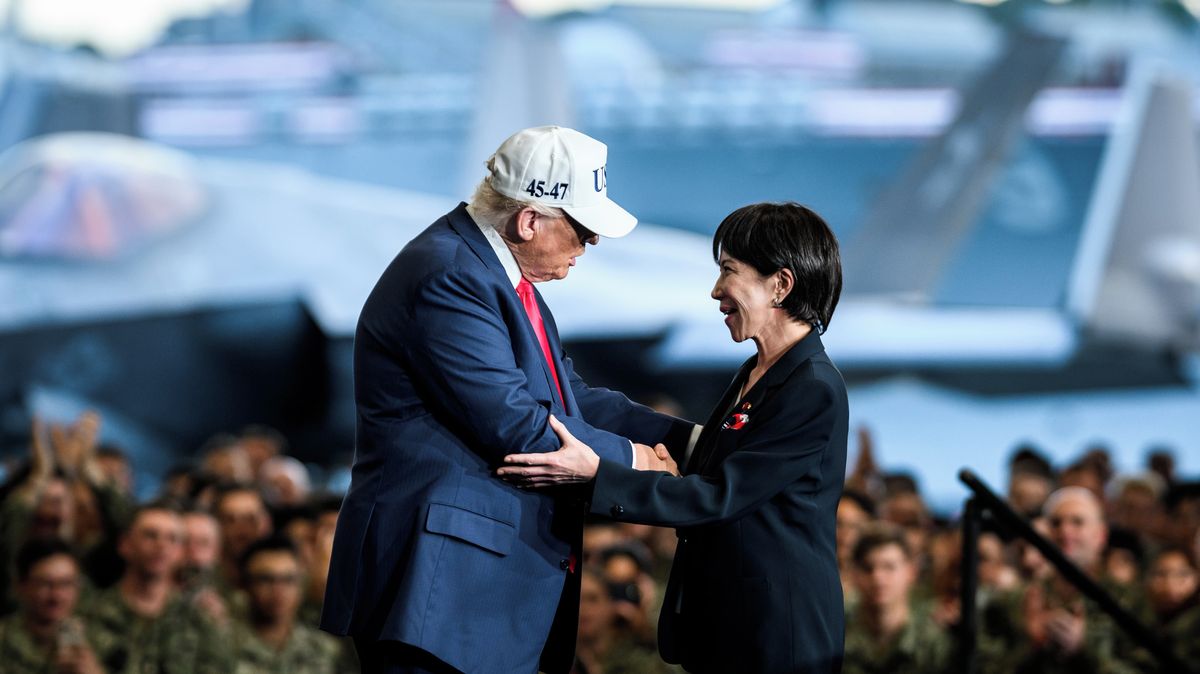 Trump podpořil před volbami japonskou premiérku Takaičiovou i Orbána