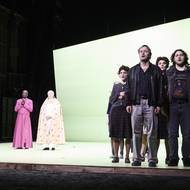 Na snímku jsou zleva Šimon Krupa, Valéry Samane Djakoualno, Vladislav Beneš, Pavlína Štorková, Jan Bidlas, Gabriela Mikulková, Štěpán Lustyk a Igor Orozovič.