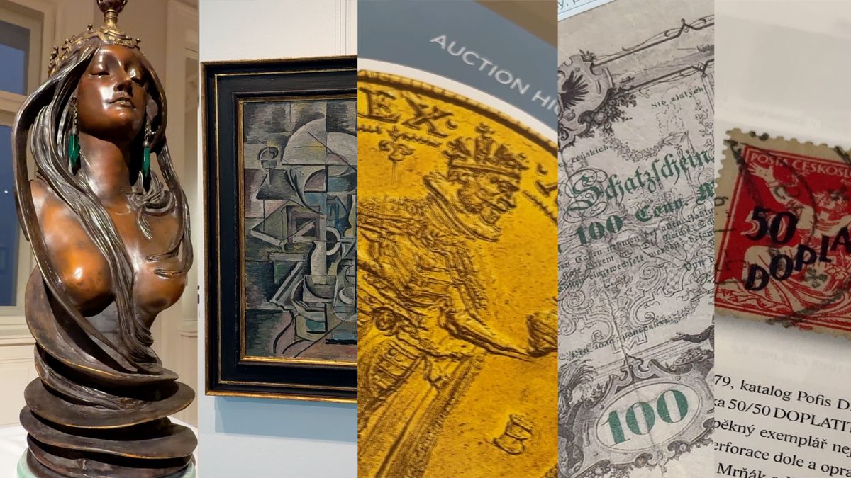 To nejlepší z českých aukcí roku 2025: vítězila jedinečnost