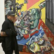 Mezi členy volného seskupení patřili výtvarníci Jiří Beránek, Václav Bláha, Jaroslav Dvořák, Kurt Gebauer, Ivan Kafka, Vladimír Novák, Ivan Ouhel, Petr Pavlík nebo Michael Rittstein. Ten na fotografii pózuje se svým dílem Smíšené manželství z roku 1987.