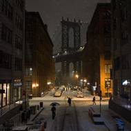 Město se připravovalo několik dní předem, bouře udeřila naplno v pátek večer.