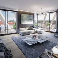 Každý byt disponuje vlastním venkovním prostorem, ať už v podobě terasy, lodžie nebo balkonu, což je u bytů v takto exponované lokalitě spíše výjimkou.