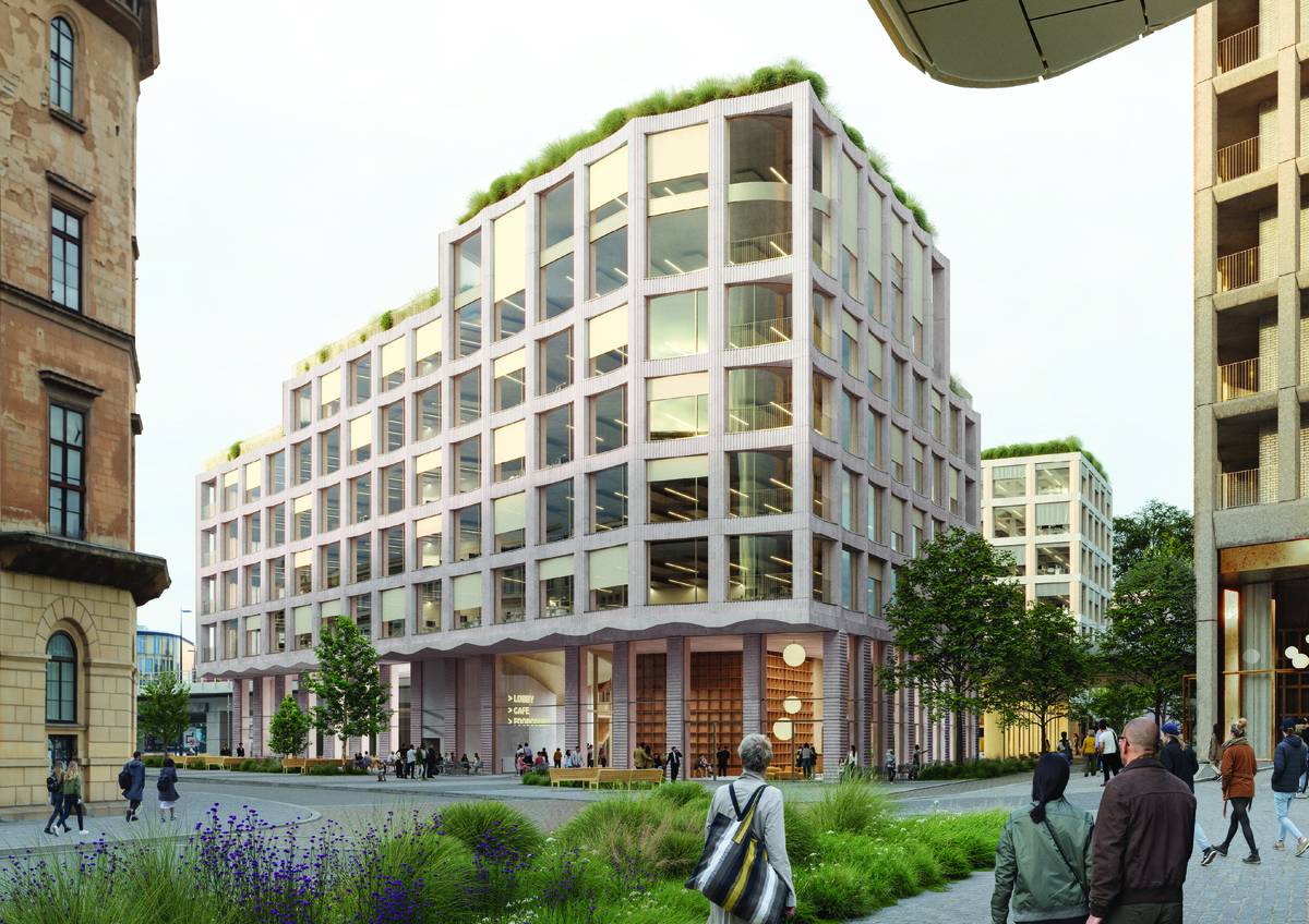 Blok nazvaný B01 navrhla pro skupinu Penta dánská architektonická kancelář Adept spolupracující na projektu s českým studiem ohboi.
