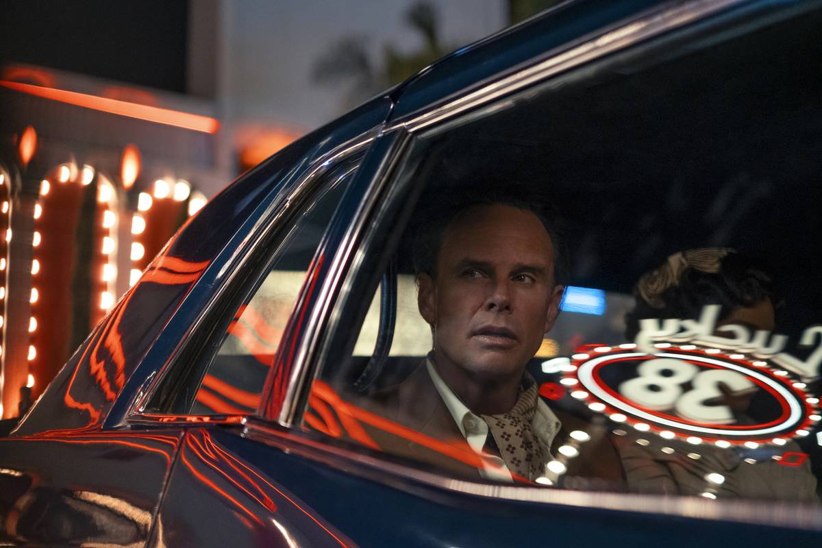 Na fotografii z druhé řady seriálu Fallout, který lze sledovat ve videotéce Amazon Prime Video, je Walton Goggins v roli Coopera.