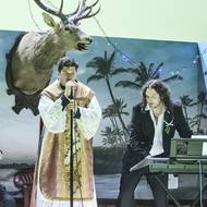 Hudebník Šimon Janák, Šimon Krupa v roli kostelníka a Štěpán Lustyk jako Franta.