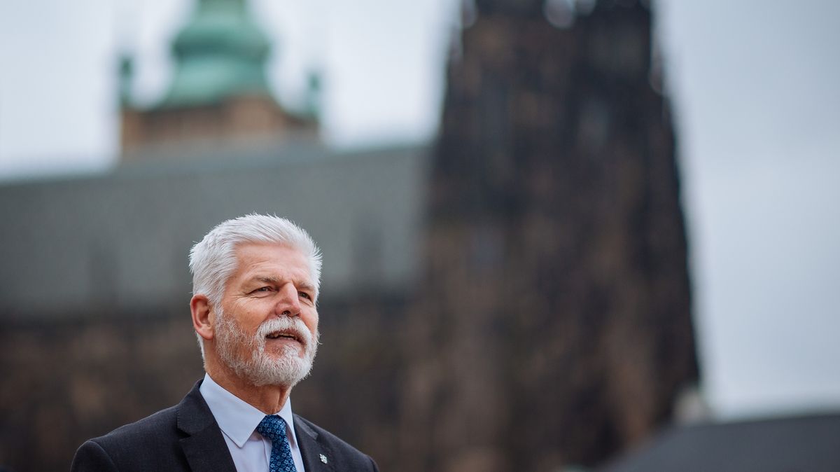 Fotky: Třetí projev prezidenta Pavla. Jak vypadalo natáčení na Hradě