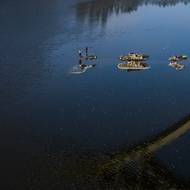 ...jehož zbytky se dochovaly vedle mostu nového.