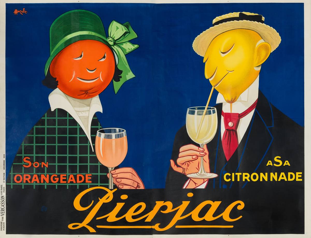 Marcellin Auzolle: Pierjac. Son Orangeade. Sa Citronnade, 1932.