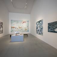 Snímek z výstavy děl Miquela Barceló.