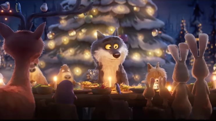 Vegetariánský vlk zaujal miliony lidí. Reklama se stala vánočním hitem