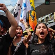 V řadě zemí protesty postupně utichly. Systémová reforma vládnutí, po které demonstranti volali, se ale nedostavila. Mladá generace během dosavadních protestů předvedla svou sílu, otázkou zůstává, zda dokáže dosáhnout výsledků, jaké by si představovala. (Demonstrace v Manile, 21. října.)
