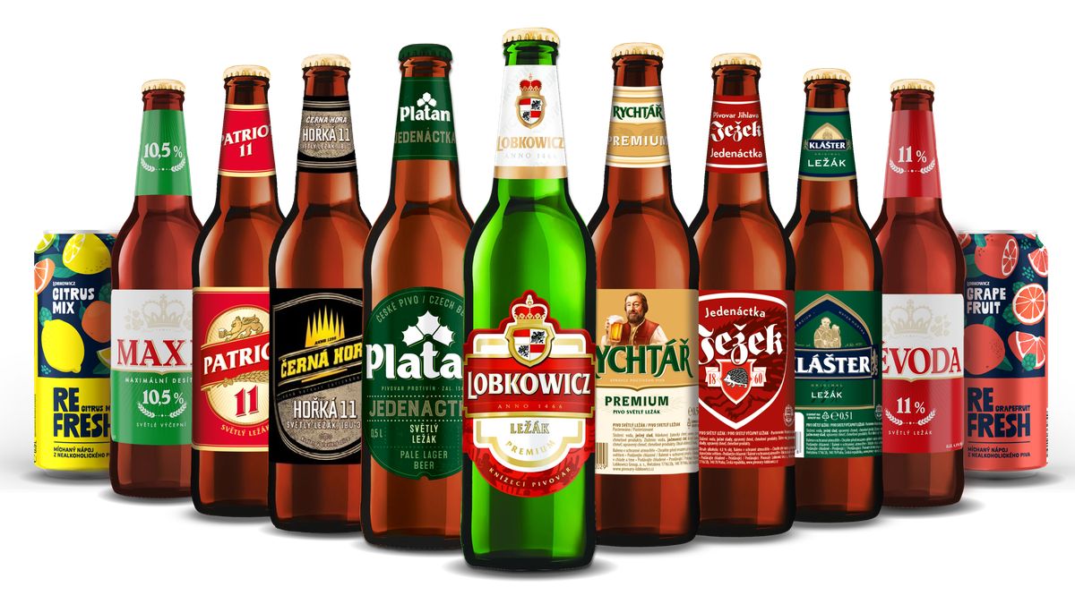 Pivovary Lobkowicz snížily ztrátu, obrat táhly lahve a plechovky