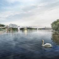 Vizualizace Dvoreckého mostu.