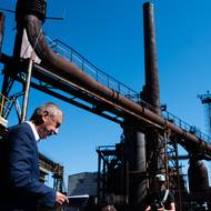 Sliby oplývající program v Ostravě zveřejnil Andrej Babiš, budoucí vítěz voleb. (4. září)