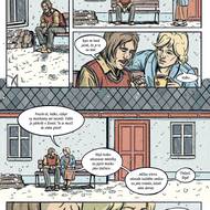 Ukázka z komiksu Havel – Hrátky s čertem.