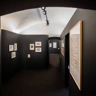 Snímek z výstavy děl Svatopluka Klimeše.