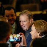 Mezi přítomnými byl i venezuelský opoziční politik Edmundo González.