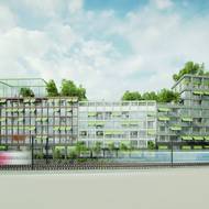 Pro Blok B05 porota na první místo umístila návrh konsorcia německého ateliéru Kempe Thill, české kanceláře re:architekti a italské kanceláře baukuh studio associato.