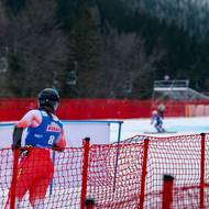 Obří slalom žen na sjezdovce ve Svatém Petru.