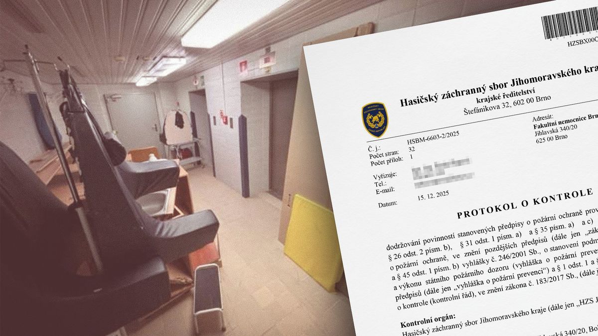 Státní nemocnice, místo nebezpečné pro pacienty, zjistili hasiči