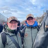 Veterán Rasmus, který Seznam Zprávám sdělil, že cítí kvůli Trumpovým výrokům i smutek. 