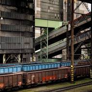 Nasypání do vagónů probíhá automaticky…