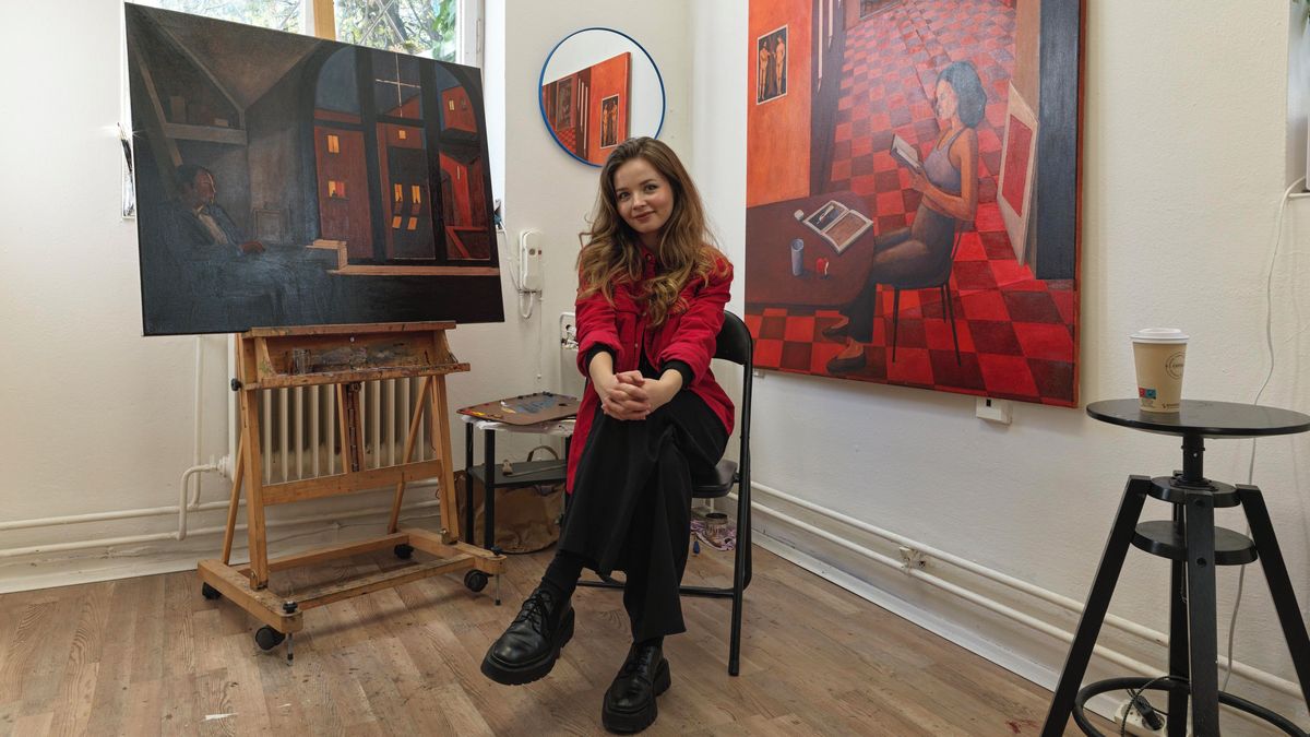 Obrazy mladé malířky mají až filmovou atmosféru. Ve škole ale vadily