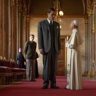 Michael Shannon jako Robert H. Jackson a Giuseppe Cederna v roli papeže Pia XII.