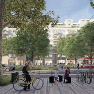 Ulice je naprojektovaná pro pěší, motoristy i cyklisty. Bude jí projíždět několik linek tramvají. 