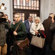 Žalobkyně Eva Žďárská před soudní síní