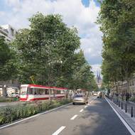 Brno ve druhé půli ledna spouští stavbu nového Bulváru, což bude páteřní třída nové čtvrti Trnitá.