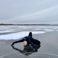 Někteří trénují krasobruslení…