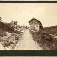 Labská bouda v historické podobě.