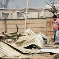 Oba regiony se nacházejí asi 500 kilometrů jižně od hlavního města Santiaga.
