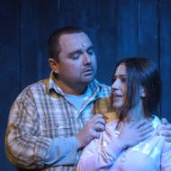 Mojmír Maděrič a Michaela Kuklová v muzikálu Tajemství, který v novém tisíciletí uvedlo Divadlo Kalich.