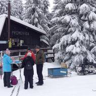 Jizerka letos v zimě.