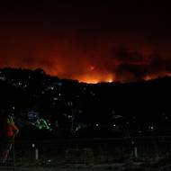 Na počátku roku vypukly ničivé lesní požáry rovněž v argentinské Patagonii. (Concepción, 18. ledna)