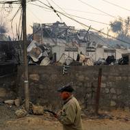 Lesní požáry jsou v létě na jihu Ameriky běžné.